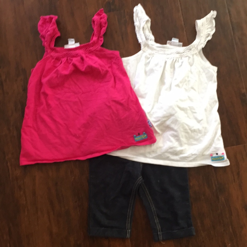 Naartjie tanks and Capri jeggings